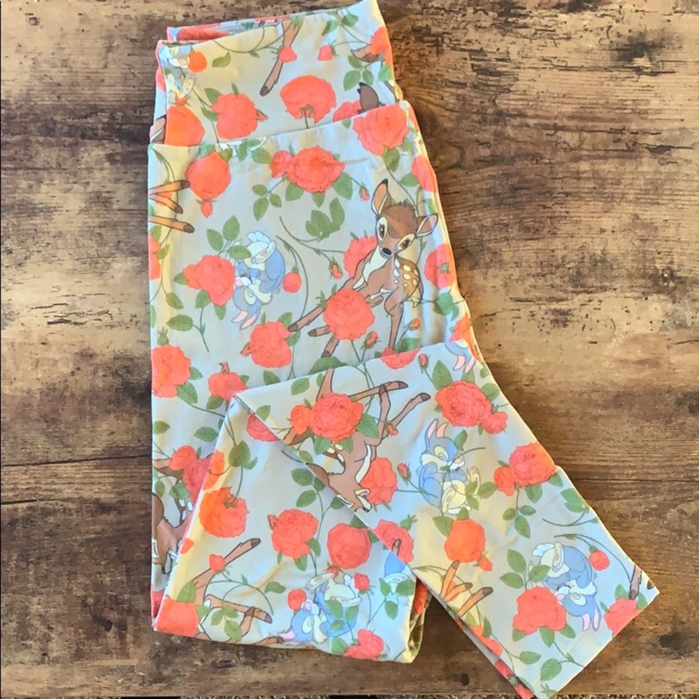 DISNEY Bambi Lularoe OS leggings
